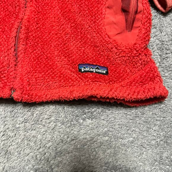 Patagonia R2 Jacket Regulator Fleece Womens Medium Red **flaws - Picture 2 of 9